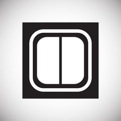 Fototapete - Electric ware icon on white background for graphic and web design, Modern simple vector sign. Internet concept. Trendy symbol for website design web button or mobile app
