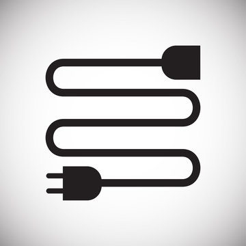 Electric ware icon on white background for graphic and web design, Modern simple vector sign. Internet concept. Trendy symbol for website design web button or mobile app