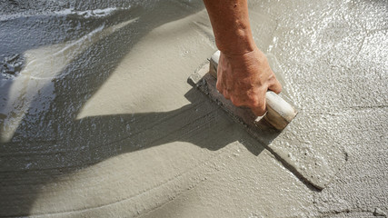 construction - plasterer concrete