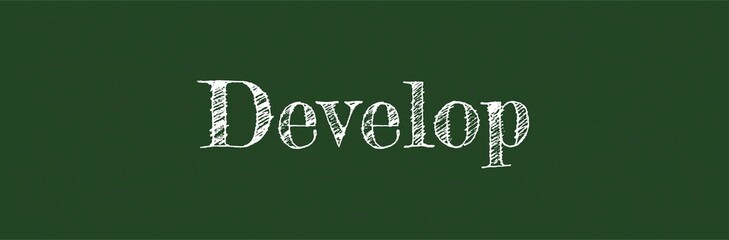 Develop word concept