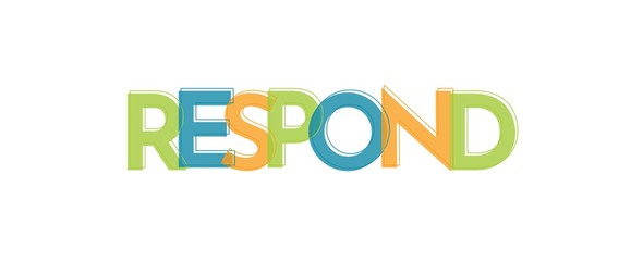 Poster - Respond word concept