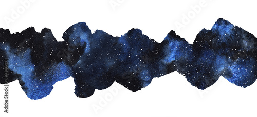Fotomural Cosmic, cosmos, astro watercolor background