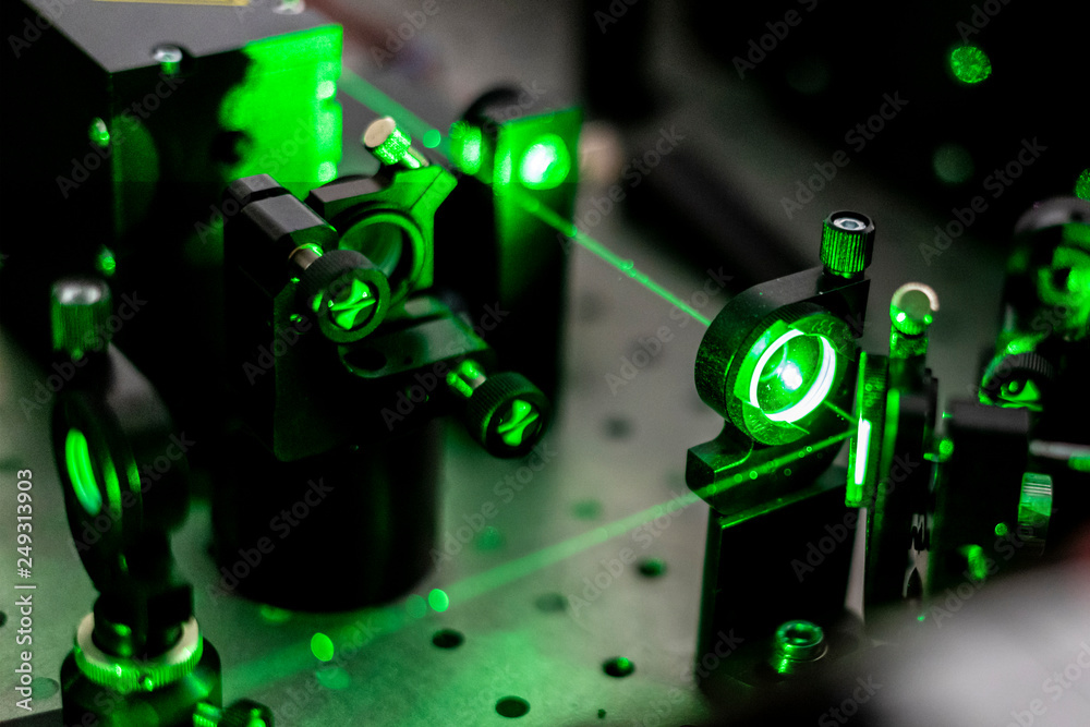 electric circuit ionization with laser b - obrazy, fototapety, plakaty 