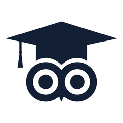 Poster - Education Logo black color in the white background