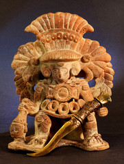 aztec statue