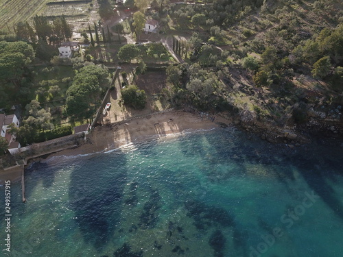 Spiaggia Di Galenzana Marina Di Campo Isola Delba Italia