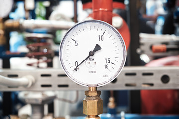 Aufkleber - Mechanical pressure gauges. Traditional instruments for measuring pressure.