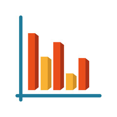 Sticker - financial report chart