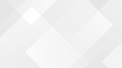 Wall Mural - white gradient abstract polygon pattern on gray background.