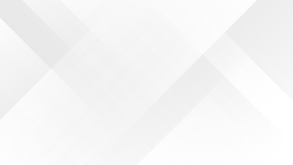 Wall Mural - white gradient abstract polygon pattern on gray background.