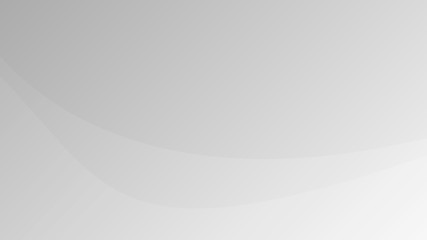 Wall Mural - white gradient abstract curve pattern on gray background.