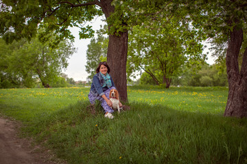 Lady with dog