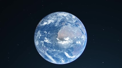 Wall Mural - The Planet Earth Bottom View