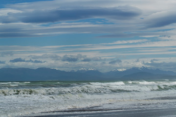 Orepuki. Te Waewae coast New Zealand 