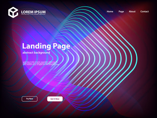 abstract background with fluid design concept website landing page