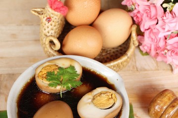 Sticker - Stewed egg is delicious are chinese food