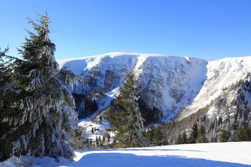 Poster - Les Vosges et le Hohneck en hiver