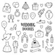 © Freshcare - Vector doodle wedding hand drawn sketch