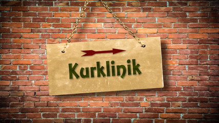 Poster - Schild 388 - Kurklinik