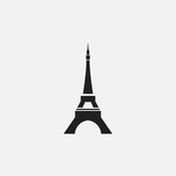 Fototapeta Boho - Eiffel tower vector illustration