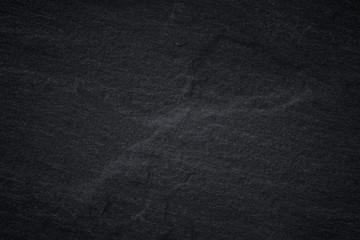 Dark grey black slate background or natural stone texture.