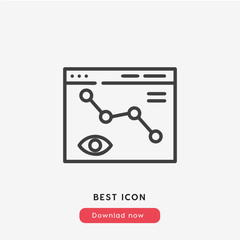 Poster - diagram web icon vector