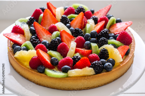 Fotomural fruit tart - crostata di frutta