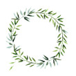 © fominox - Watercolor wreath