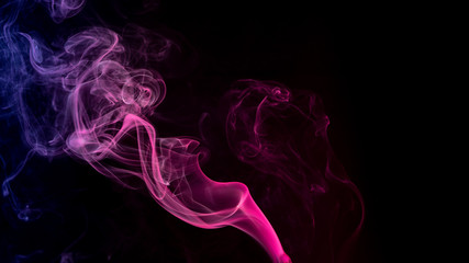 abstract colorful smoke