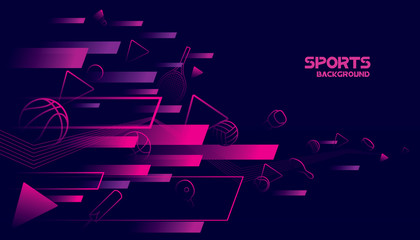 abstract futuristic background. vector sport concept