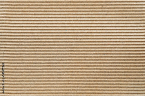 Fotografía Brown corrugated cardboard