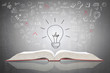 © Chinnapong - Innovative light bulb on book with doodle for World intellectual property day and education concept