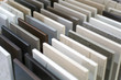© Michael - Close up of stone kitchen countertop samples