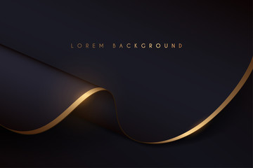 black and gold cloth background