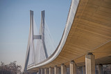 Fototapeta Most - Most Rędziński nad Odrą we Wrocławiu, Polska