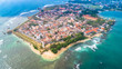 Aerial. Galle city view. Sri Lanka.