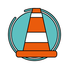 Wall Mural - traffic construction cone