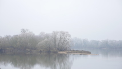 Wall Mural - La Loire en hiver