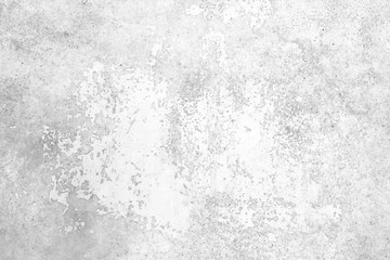 Wall Mural - grunge concrete wall white and grey color for texture background