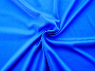 blue silk fabric background,cotton cloth texture