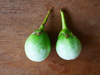 organic green eggplant