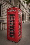 Fototapeta Big Ben - Rote Telefonzelle