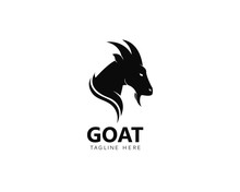 Goat Logo Template Vector Icon Illustration Design