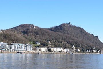 Poster - Rhein zwischen Bonn und Königswinter