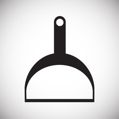 Poster - Cleaning scoop icon on white background for graphic and web design, Modern simple vector sign. Internet concept. Trendy symbol for website design web button or mobile app