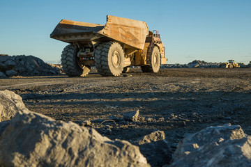 Sticker - Mining truck at a copper mine in NSW, Australia