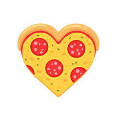 Poster - Pepperoni pizza love
