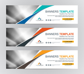 abstract web banner design background or header templates