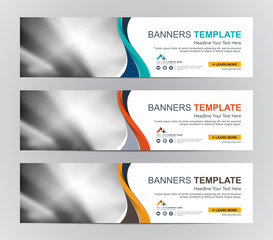Wall Mural - abstract web banner design background or header templates
