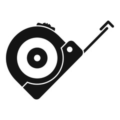 Poster - Tape measure icon. Simple illustration of tape measure vector icon for web design isolated on white background